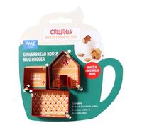 PME Noël Emporte-pièces Set de 3, Mini Maison en Pain d'Épices, Couvre-tasse