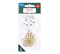 PME Noël Mini Caissettes à cupcakes en Aluminium - Étincelle (60 pièces)