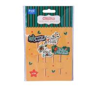 PME Noël Toppers Décorations de Cupcake - Décorez les Fêtes (24 pièces)
