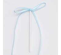 PME Nœuds Rubans Décoratifs pour Gâteau | Topper Bleu, Accessoires de Pâtisserie (Lot de 8)