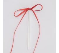 PME Nœuds Rubans Décoratifs pour Gâteau | Topper Rouge, Accessoires de Pâtisserie (Lot de 8)