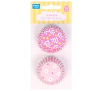 PME Pâques Caissettes à cupcakes en Aluminium - Fleurs, Taille Mini (60 pièces)