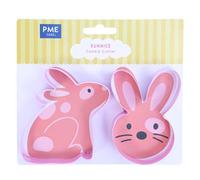 PME Pâques Découpoir à biscuits, Set de 2 - Lapins