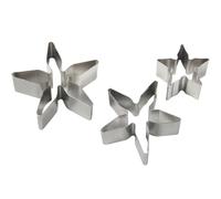 PME RC180 Lot de 3 Emporte Pièces Calice, Acier Inoxydable, Argent, 3.7 x 1.2 x 3.9 cm RC180