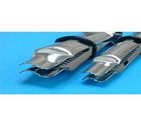 PME WL410 Lot de 2 Pinces de Marquage Ondulées Dentelées, Acier Inoxydable, Argent, 8.5 x 2 x 1.5 cmWL410