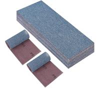 PMIQSA 25 Pièces Filet Bande Abrasive 115x230mm Grain 60 Autoagrippant | pour Poncer Sans Poussière le Bois le Mastic Peinture Plastique Ponceuse Orbitale Et Bloc De Ponçage Manuel