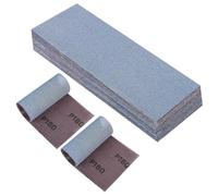 PMIQSA 25 Pièces Filet Bande Abrasive 80x230mm Grain 180 Autoagrippant