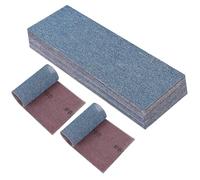 PMIQSA 25 Pièces Filet Bande Abrasive 80x230mm Grain 60 Autoagrippant