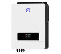 PMSUN on/Off Grid on/Off Inverter Solaire Hybride 10,2 KW Intégré Régulateur de Charge 180 A PV Max 500 V Entrée DC48 V vers AC230 V Onduleur à Onde sinusoïdale Pure pour Home Energy Storage RV