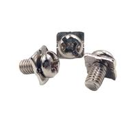 PNESHGTT Compatible avec les vis de bornier M3 3.5 M4 M5 Sems à tête cylindrique rondelle carrée(M3x8x6 200pcs)