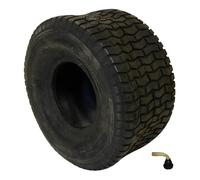 Pneu 20 x 10-8 TL sans tuyau avec valve pour tracteur tondeuse à gazon