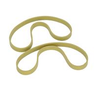 Pneu de scie à ruban en caoutchouc antidérapant, 2 pièces, largeur 12.55mm, épaisseur 3.17mm, anti-bruit, pour roue de scie à ruban de 8 pouces