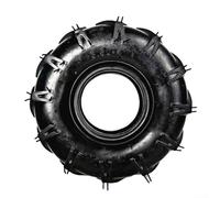Pneu en caoutchouc robuste 4.10/3.50-4 pour brouette, chariot, diable, chariot tout terrain, roue de rechange noire