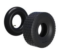 Pneu pour tracteur à pelouse 15x6.00-6 4pr avec chambre à air et valve coudée tondeuse à gazon