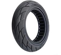 Pneu solide 10 x 2,50-6,5 pour Ninebot pour Max G30 pour trottinette électrique e25 - Anti-crevaison pour pneu en caoutchouc nid d'abeille 8,5 pouces avant et arrière de rechange Noir