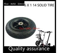 Pneu Solide De 6x1 1/4 De 6 Pouces Avec Moyeu En Alliage, Pneus Non Pneumatiques Pour Scooter Électrique Pour Kugoo S1 S2 S3 C3