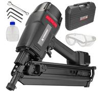 Pneumatique Pointe 50 - 90mm Nagelpistole Avec Valise 34° Bande de Clous