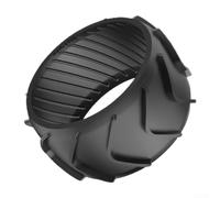 Pneus avant pour Worx pour tondeuse robotique Landroid Traction supérieure pour bande de roulement en caoutchouc encliquetable pour pentes humides et surfaces inégales Compatible avec M500 M700 S300
