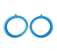 Pneus de nettoyage de piscine 896584000-143 - Roues avant et arrière de rechange en caoutchouc de haute qualité avec bosse pour pièces de mouvement Hayward Poolvergnuegen - Taille extérieure de 15,2