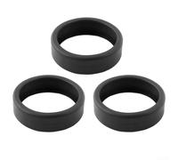 Pneus de rechange pour Zodiac pour Polaris, roues de nettoyage de piscine compatibles 48-232, noir maxs 3900 Sport 480 P39, installation sans outil, large pour Trax Design amélioré (3 pièces)