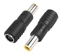 PNGKNYOCN Lot de 2 coupleurs DC 8 mm mâle vers femelle, connecteur d'alimentation DC7909 pour générateur solaire, panneau solaire et centrales électriques portables