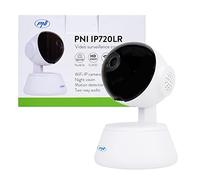 PNI Caméra de vidéosurveillance IP720LR 1080P 2 MP avec P2P PTZ sans Fil, Emplacement pour Carte microSD
