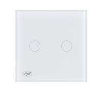 PNI CS202W Interrupteur Tactile Blanc LED 800W Tracé Escalier/Croix Circuit