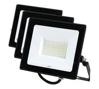 PNI GreenHouse WS51 Projecteur LED Slim 50 W, 6 400 K, 3 898 lm, 184,5 x 29 x 160 mm, Noir (Lot de 3)