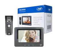 PNI Interphone vidéo DF930 avec 1 Moniteur, écran LCD 7", 800 x 480, Sortie Yala électromagnétique, Noir