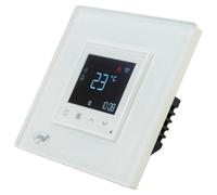 Thermostat intelligent PNI CT25W WiFi pour installation de chauffage au gaz, montage encastré, 16A, contrôle depuis l'application Tuya Smart, programmation quotidienne, mode manuel/automatique, couleu