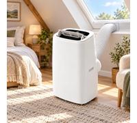 Pnpaea Climatiseur Mobile,12000 Btu-18000 Btu, 1800 W 12000BTU | Avec Tuyau D'éChappement, Refroidissement, Ventilation, DéShumidification,Taille De La PièCe Jusqu'à 117 M³ (43 ㎡)