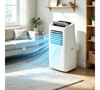 Pnpaea Climatiseur Mobile 12000btu-18000 Btu,4 en 1,1800w 14000BTU | Refroidissement,Chauffage,Ventilateur,DéShumidificateur,Climatisation Rapide,Clim Mobile,Pour Chambre Ou Bureau