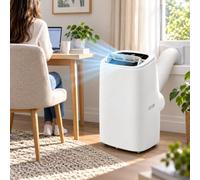 Pnpaea Climatiseur Portable 12000btu-18000btu, avec TéLéCommande 12000BTU | Unité De Climatisation Portable Sur Pied Avec DéShumidificateur, Modes Sommeil Et Minuterie, Pour PièCes Jusqu'à 40 M²