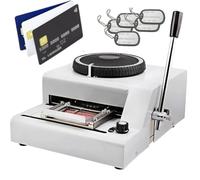 Pnpaea Machine à Embosser 72 CaractèRes, Machine à Estamper Manuelle à Embosser Convexe pour Cartes PVC,CréAtion Cartes De FidéLité, De Transport Et De CréDit C