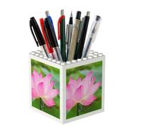 Poadnly Fleur et bouton de lotus, Pot à crayons/pot à stylos pour le bureau, la maison et l'école, organiseur de bureau compact pour fournitures de bureau
