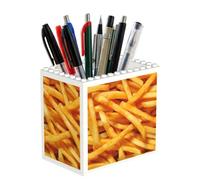 Poadnly Frites Burger Restauration rapide, Pot à crayons/pot à stylos pour le bureau, la maison et l'école, organiseur de bureau compact pour fournitures de bureau