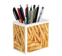 Poadnly Frites, Pot à crayons/pot à stylos pour le bureau, la maison et l'école, organiseur de bureau compact pour fournitures de bureau