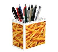Poadnly Frites, Pot à crayons/pot à stylos pour le bureau, la maison et l'école, organiseur de bureau compact pour fournitures de bureau