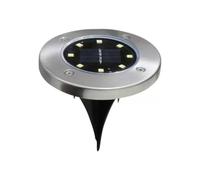 POAHNCU Lampes Solaires Au Sol, Jardin Extérieur De Lumière Solaire 8LED allée de patio(Warm Side-Warm,8Pcs)