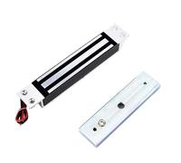POAHNCU Serrure magnétique, Ouvre-Porte À Serrure Magnétique Électrique, Force De Maintien par Aspiration, Accès D'entrée Porte 300lb,pour Serrure électromagnétique