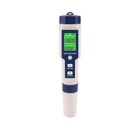 POAHNCU Testeur de pH de l'eau, Compteurs TDS, Sel De Cuisine Numérique Haute Précision, Salinité, pour L'alimentation, l'agriculture, Les Étangs À Poissons Et Soupes pour Eau Potable(with Backlight)