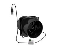 POAHNCU Ventilateur d'extraction Hotte De Cuisine USB Petite Et Simple, Extracteur Ventilation Sans Installation, Conduits À Vitesse Réglable Pour La Maison pour bouche(With 1m Pipe)
