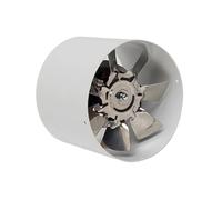 POAHNCU Ventilateur d'extraction Ventilateur De Conduit Puissant, Ventilation Refroidissement Par Échappement En Ligne 4 Pouces Pour Salle Bains Et Cuisine Métal pour bouche
