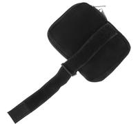 Poche à Bouteille en Toile Noire Bandoulière Réglable | Pochette Extérieure pour Gourdes, Poche pour Petits Objets, Facile à Nettoyer, pour Déplacements et Course