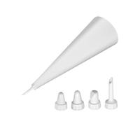 Poche à douille en coton et 4 douilles en plastique 30 cm FM Professional Pâtisserie