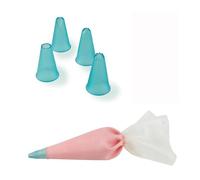 Poche à dresser Silicone transparent + 5 douilles