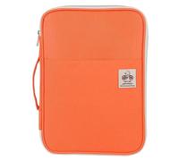 Poche de rangement multifonctionnelle pour documents A4, classeur de voyage, imperméable, couleur orange