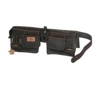 Poche double en cuir tanné avec ceinture /C - MOB - 805200