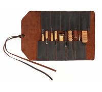 Poche d'outils Leer avec 10 compartiments, idéale pour la menuiserie, le travail du bois, les travaux de bricolage et le rangement d'outils manuels
