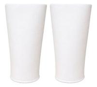 Poche Filtrante Piscine [Lot 2] 6 Microns + 15 Microns Compatible avec Desjoyaux F15 PF180 PFI180 PFI181 PF250 Filtre 58x33cm Anneau Rigide Ø21cm Phonillico® Blanc